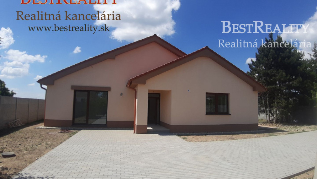 5 izbový rodinný dom na PREDAJ, Novostavba, terasa, pozemok 1403 m2, 25 km od Bratislavy, Lehnice www.bestreality.sk