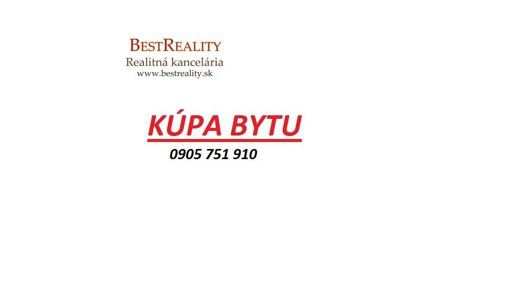 Hľadáme na Kúpu 3 izbový  byt vo Vrakuni Pre KONKRÉTNEHO Klienta www.bestreality.sk