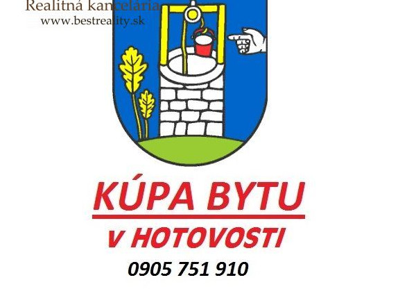 Hľadáme pre konkrétneho klienta na Kúpu 2 izbový byt v Dúpravke, HOTOVOSŤ www.bestreality.sk
